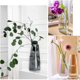 thumbnail image 5 of Jarrones modernos, jarrón de cristal transparente iridiscente, florero para el hogar, la oficina, la decoración, 5 of 6