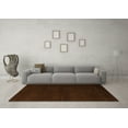 thumbnail image 3 of Ahgly Company Indoor Round Abstract Orange Modern Area Rugs, 3' Round, 3 of 4