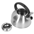 thumbnail image 4 of Stainless Steel Whistling Tea Kettle, One Touch Buttons Fast Heating Stainless Steel Tea Kettle Easy To Clean  For Hotel, 4 of 8