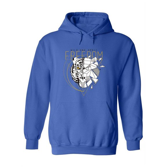 Geometrical Tiger Face Hoodie Women -Image by Shutterstock, Female x-Large