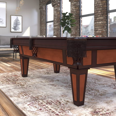 Fat Cat Reno 7.5' Billiard Table with Play Package - Burgundy