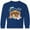 Royal Blue, variant on Inktastic Merry Christmas Cute Nativity Scene Long Sleeve Youth T-Shirt