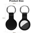 thumbnail image 4 of Compatible with AirTag Case Keychain Air Tag Holder Silicone AirTags Key Ring Cases Tags Chain Apple GPS Item Finders Accessories 4 Pack, 4 of 12