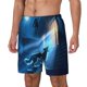 thumbnail image 1 of Balery A Wolf Barks Out A Window Bañador para hombre, shorts de playa de secado rápido con entrepierna y forro de compresión-Small, 1 of 6