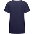 thumbnail image 3 of Women's Levelwear Navy Minnesota Timberwolves Influx T-Shirt, 3 of 3