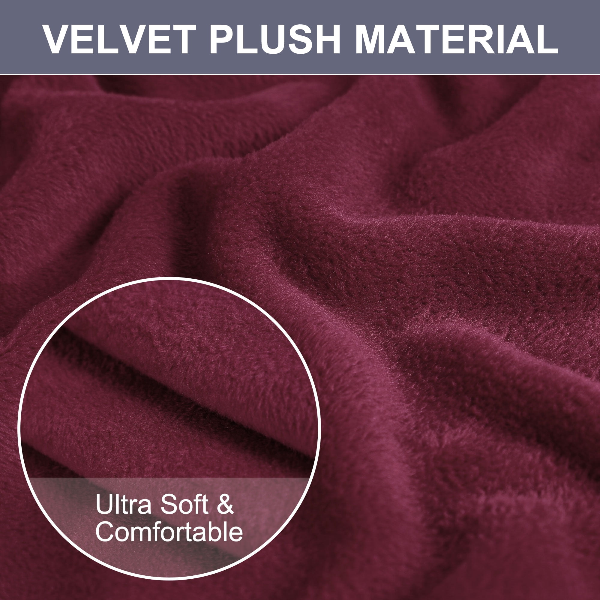 Unique Bargains 1-Piece Solid Transitional Stretch Slipcover Burgundy loveseats