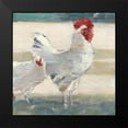 thumbnail image 2 of Harper, Ethan 12x12 Black Modern Framed Museum Art Print Titled - Chicken Yard I, 2 of 5
