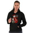 thumbnail image 3 of Betty Boop Football Game Day Era Hoodie Sweatshirt Women Brisco Brands L, 3 of 4