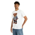 thumbnail image 5 of Dope graphic bear with baseball bat Unisex Heavy Cotton Tee, 5 of 8