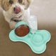 thumbnail image 4 of Comedero doble Cuenco de comida para mascotas Cuenco de agua para perros y cachorro Kitty (verde), 4 of 8