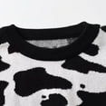 thumbnail image 4 of Bébé bébé Filles Manches Longues Vache Pull Pull Pull Noir 18-24 Mois, 4 of 8