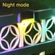 thumbnail image 4 of Paquete de 4 luces solares para terraza FloreceBien para exteriores, iluminación LED impermeable negra para escalones, patios y caminos, 4 of 5
