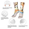 thumbnail image 6 of Lsque Bluey Print Women's Men's Novelty 16in Crew Socks Cotton Socks Knee High Socks for Walking,Running,Nurses,Pregnancy, 6 of 6