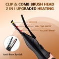 thumbnail image 6 of RAGUPEL 2026 New Heated Eyelash Curler-2-In-1 Clip-Type Design, 3 Temperature Modes, Usb Rechargeable Electric Eyelash Curler, Natural Curling 24H Long-Lasting Curl, Gift for Women&Girls, Brown Black, 6 of 7