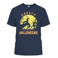 thumbnail image 3 of NH2 Creative Dachshund Halloween Shirt, Funny Weiner Dog T-Shirt for Women Men, Happy Halloweenie Tee, 3 of 4