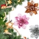 thumbnail image 4 of Toystoory 10 piezas de flores artificiales navideñas con purpurina para boda. Kits de decoración para fiestas Bronce, 4 of 6