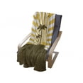 thumbnail image 4 of Coconut Soft Flannel Fleece Throw Blanket, Pop Art Style Island with Palms Seagulls Sun Caribbean Evening, Cozy Plush for Indoor and Outdoor Use, 60" x 80", Earth Yellow Chocolate, by Ambesonne, 4 of 6