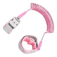thumbnail image 4 of Correa para pequeños, eslabón de muñeca antipérdida de 2M, llave de bloqueo de cuerda de resorte retráctil, cadena de muñeca antipérdida, correa rosa con Baoblaze Correa de seguridad para niños, 4 of 8