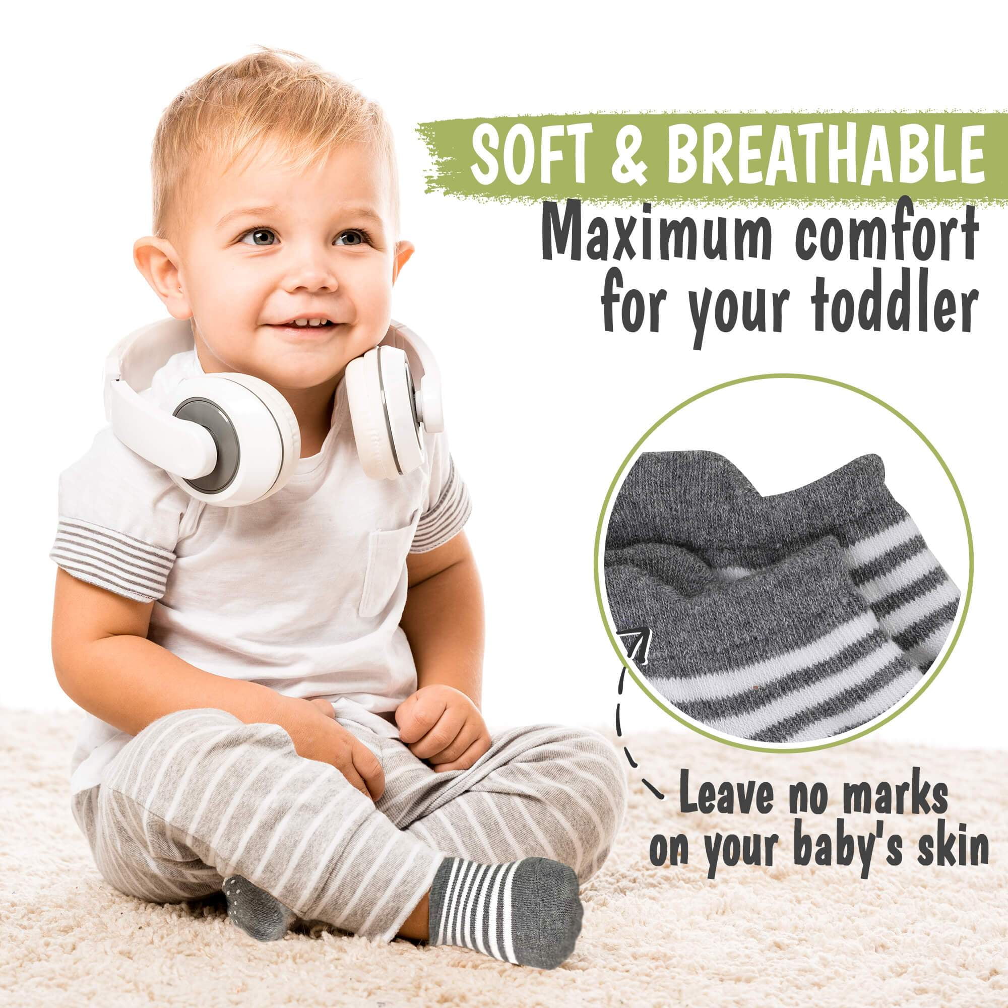 baby boy socks with grips