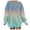 Mint Green, variant on Shirts for Women Plus Size Winter Fall Loose Crew Neck Long Sleeve Puff Cold Shoulder Gradient Leisure Cotton Pullover Sweatshirts(Blue,S)