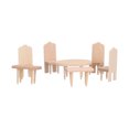 thumbnail image 4 of Accesorios Para Muebles De Casa De Muñecas, Muebles De Madera Maciza Para Pequeños Con Usos Múltiples Para Casa De Muñecas Para Niños, 4 of 7