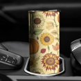 thumbnail image 3 of 20oz Fall Sunflower Pumpkin Skinny Tumblers Stainless Steel Tumbler with Lid and Straw,Vacuum Insulated Double Wall Travel Tumbler Cups with Cleaning Brush for Coffee,Tea, 3 of 6