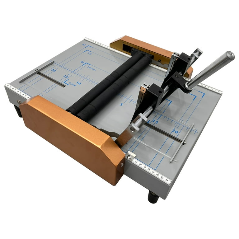 INTBUYING Steel Bookbinding Press Screw Press Bookbinder Papermaking Book  Press 