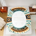 thumbnail image 5 of Manfei Tribal Boho Aztec Twin Sheet Sets for Adult, Hippie Abstract Twin Fitted Sheet, Soutnwestern Theme Flat Sheet, Breathable Home Decor, 3pcs, 5 of 7