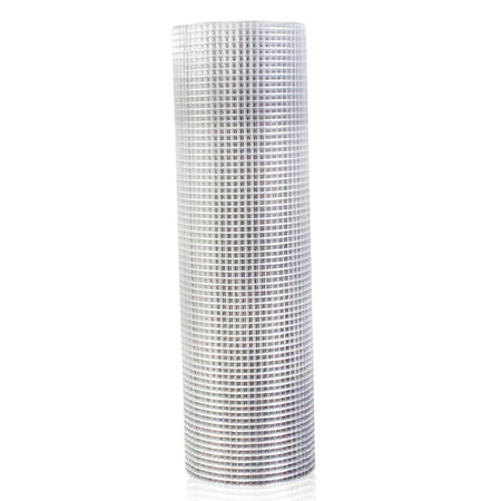 Hardware Cloth 1/2 inch 48in x 100ft 19 Gauge, Hot-dip Galvanized After Welding Chicken Wire Fence Roll Garden Plant Welded Metal Wire Fencing Roll, Rabbit Cages Snake Fence