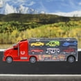 thumbnail image 3 of Kidplokio 1:24 Scale Diecast Hot Rod Car Carrier for Toy Race Cars, Boys Ages 3-8, 3 of 11