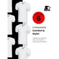 thumbnail image 5 of Starter Men's V-Neck Tees with Short Sleeves, 6-Pack, 5 of 7