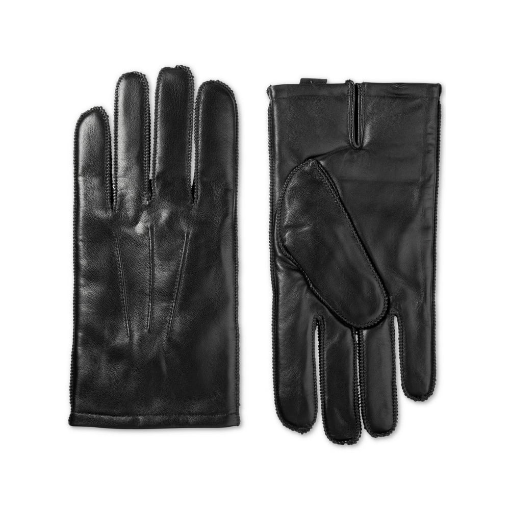Isotoner Isotoner Mens Leather Insulated Driving Gloves