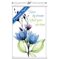 thumbnail image 3 of Transparent Flowers - Dreams Wall Poster with Wooden Magnetic Frame, 22.375" x 34", 3 of 5