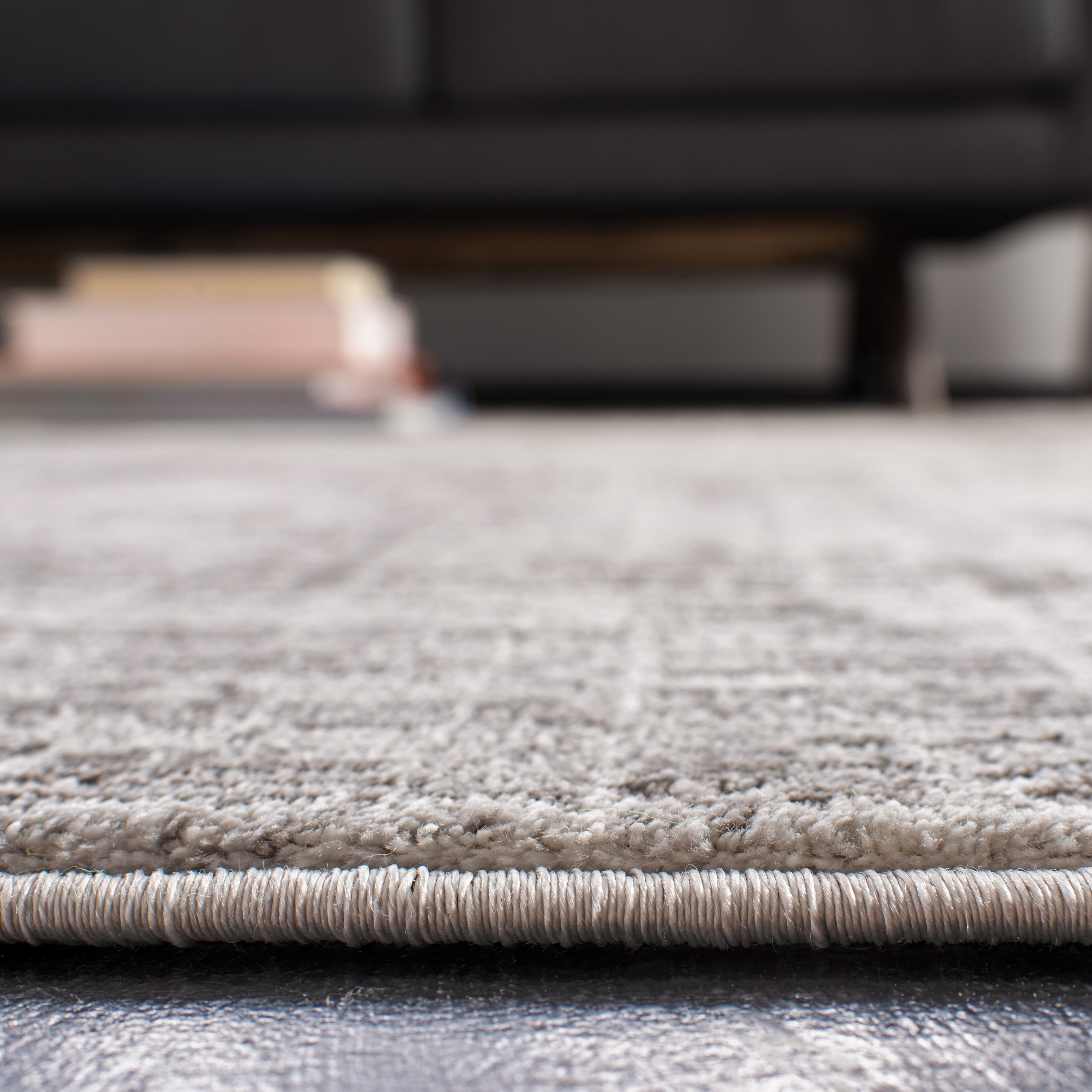 SAFAVIEH Craft Emmet Faded Abstract Area Rug, Grey/Dark Grey, 12' x 15'