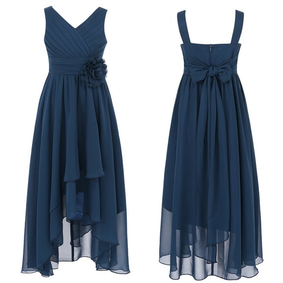 Alvivi Kids Flower Girl Dress Wedding Party Junior Bridesmaid Ball Gown