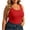 Red Plus Size Tank Tops Sleeveless, variant on JOANKDMI Plus Size Tank Tops for Women Sleeveless Summer Scoop Neck Wide Strap Loose Fit Tunic Autumn Casual Vacation Layering Piece Wear,Red,L-5XL