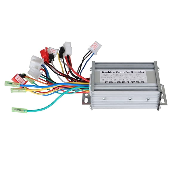 Genrics Brushless DC Motor Speed Controller 36V/48V 350W Replacement for Electric Bicycle E-Bike Scooter
