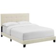 thumbnail image 1 of Modway Amira King Modern Upholstered Polyester Fabric Bed in Beige, 1 of 5