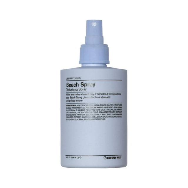 J Beverly Hills Blue Beach Texturizante Spray con depurador del cuero cabelludo Sal del Mar Muerto para aclarar 8 Oz