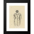 thumbnail image 2 of Karl Wiener 13x18 Black Modern Framed Museum Art Print Titled - Without Title (Female Figure) II, 2 of 5