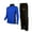 Bleu-Noir, variante sur X-2 Vêtements de Sport pour Hommes Survêtement en Polaire à Fermeture Éclair Complète