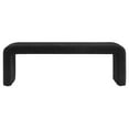 thumbnail image 4 of Modway Simba 60" Boucle Fabric Upholstered Waterfall Long Bench in Black, 4 of 9