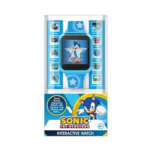 Accutime Kids SEGA Sonic The Hedgehog Blue Educational Touchscreen