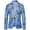 Blue, variant on Clearance Mens Casual Blazer Jackets Single Button Long Sleeve Open Front Sports Jacket Vintage Slim Fit Lightweight Business Blazer
