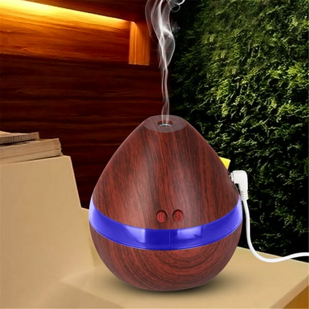 

Paiwinds Usb Wood Grain Essential Oil Diffuser Led Aromatherapy Humidifier Atomizer