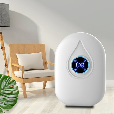 

Home Bedroom Basement Mini Dehumidifier Air Dehumidification with Remote Control 100-240V BlueUK Plug