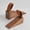 Brown, variant on 2pcs Solid Wood Door Wedge Stopper - Heightened Creative Anti-Slam Door Wedge Wedge with Non-Slip Pad