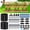 33FT 1/2''Main tube+197FT 1/4'' tube, variant on 102FT Drip Irrigation System Kit, New Quick-Connect, Automatic Garden Watering Misting System for Greenhouse, Yard, Lawn, Plant with 1/2 inch Hose 1/4 inch Distribution Tubing and Accessories