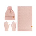 thumbnail image 4 of Knitted Hats Scarves And Gloves Set Of Three Women's Outdoor Warm Double Wool In Autumn And Winter., 4 of 4