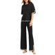 thumbnail image 5 of Lucakuins - Conjuntos informales de 2 piezas para mujer, manga larga, cuello redondo, pantalones de pierna ancha, conjuntos de ropa de calle Lucakuins  moda, 5 of 9